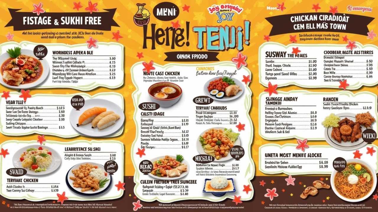 Joy Teriyaki Menu_ A Flavorful Adventure